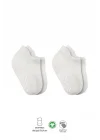 Mey İthalat®   2Li Sneakers Kaymaz Basic Penye Çorap 20103 Ekru Ekru