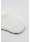 Mey İthalat®   2Li Sneakers Kaymaz Basic Penye Çorap 20103 Ekru Ekru