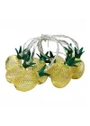 Mey İthalat® 2 Metre 10 LED Pilli 2 Kademeli Ananas Led Işık
