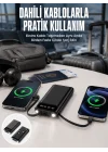 Mey İthalat® 20.000 Mah Led Işıklı LCD Ekran USB Girişli Type-C Lightning Powerbank Yeni Nesil