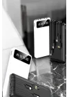 Mey İthalat® 20.000 Mah Led Işıklı LCD Ekran USB Girişli Type-C Lightning Powerbank Yeni Nesil