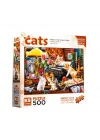 Mey İthalat®  20052 Kittens in the Writer’s Office 500 Parça Puzzle