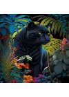 Mey İthalat® 20071 PUZZLE 500 Black Panther With a Tropical