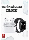 Mey İthalat® 2025 Model Akıllı Saat ve Yeni Nesil Pro Bluetooth Kulaklık TWS Yüksek Ses Kaliteli