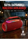 Mey İthalat® 20W Kablosuz Bluetooth Hoparlör RGB Işık Efektli USB/SD/AUX Destekli