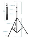 Mey İthalat®  2.1 Tripod Stand Led Işık İçin