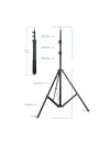 Mey İthalat®  2.1 Tripod Stand Led Işık İçin