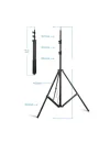 Mey İthalat®  2.1 Tripod Stand Led Işık İçin