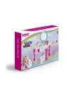 Mey İthalat® 2568 Unicorn Makyaj Masası ve Tabure Seti -Dolu