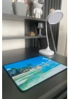 Mey İthalat®  25x32 cm Küçük Boy Mouse Pad Manzara Ada