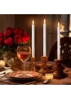 Mey İthalat® 28 cm Pilli LED Mum 12li Paket