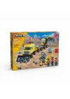 Mey İthalat® 29505 AUSINI 283 PARÇA İŞ MAKİNASI İNŞAAT MİNİ LEGO