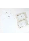 Mey İthalat® 2li Erkek Atlet K12821 Beyaz