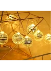 Mey İthalat® 2m 10 LED Pilli Disko Toplu Işık