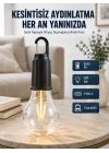 Mey İthalat® 3 Farklı Mod LEDli Şarjlı Asma Kancalı Kamp Lambası Taşınabilir Ampul