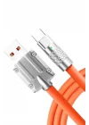 Mey İthalat® 3 İn 1 Süper Hızlı Şarj Kablosu Android ve İOS Uyumlu Silikon Şarj Kablosu