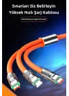 Mey İthalat®  3 in 1 Type-C + Micro Usb + Lightning Hızlı Şarj Kablosu Silikon Kablo 1 Metre Opp Ambalaj