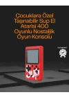 Mey İthalat® 3 İnç Ekranlı Klasik Oyunlu El Konsolu