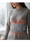 Mey İthalat® 3 Kademe Isıtmalı ve Titreşimli Bel Destek Kemeri Ergonomik Tasarım