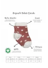 Mey İthalat®   3Lü Penye Cute Stars Soket Çorap BS10115 Pudra