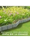 Mey İthalat® 3LÜ TAŞ GÖRÜNÜMLÜ BAHÇE ÇİTİ