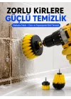 Mey İthalat® 3 Parça Matkap Ucu Temizlik Fırçası Dayanıklı Naylon Kıllı