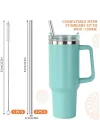Mey İthalat® 3 Parça Paslanmaz Çelik Pipet Seti