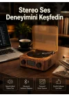 Mey İthalat® 3-ü-1 Arada Bluetooth Hoparlör – Işıklı Saat ve Gece Lambası Yeni Nesil