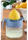 Mey İthalat®  300ml Cam Hazneli Pratik Limon Narenciye Sıkacağı KC-405