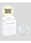 Mey İthalat® 30W Type-C Lightning Hızlı Şarj Kablosu 1.2m iPhone Uyumlu
