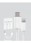 Mey İthalat® 30W Type-C Lightning Hızlı Şarj Kablosu 1.2m iPhone Uyumlu