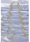 Mey İthalat® 316L Çelik Gold Renk 60 cm Parçalı Ezme Kolye