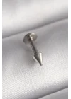 Mey İthalat® 316L Çelik Gümüş Renk Çivi Model Piercing