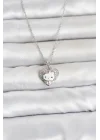 Mey İthalat® 316L Çelik Zincir Gümüş Renk Kitty Model Kolye