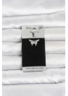Mey İthalat® 316L Cerrahi Çelik Kelebek Model Göbek Piercing