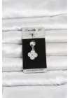 Mey İthalat® 316L Cerrahi Çelik Sallantılı Yonca Model Göbek Piercing