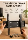 Mey İthalat® 32-55 İnç Uyumlu 40 Kg Taşıma Kapatiseli Televizyon Duvar Asma Aparatı