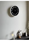 Mey İthalat® 36 Cm Beyaz Dekoratif Duvar Saati