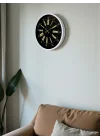 Mey İthalat® 36 Cm Beyaz Dekoratif Duvar Saati
