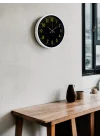 Mey İthalat® 36 Cm Beyaz Klasik Duvar Saati