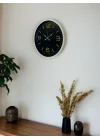 Mey İthalat® 36 Cm Dekoratif Modern Duvar Saati