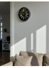 Mey İthalat® 36 Cm Gri Şık Dekoratif Duvar Saati