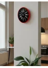 Mey İthalat® 36 Cm Kırmızı Asil Duvar Saati