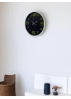Mey İthalat® 36 Cm Krem Gold Rakamlı Duvar Saati