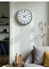 Mey İthalat® 36 Cm Krem Roma Rakamlı Duvar Saati