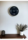 Mey İthalat® 36 Cm Krem Şık Dekoratif Duvar Saati