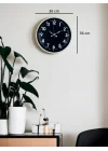 Mey İthalat® 36 Cm Krem Zarif Duvar Saati