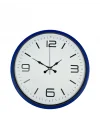 Mey İthalat® 36 Cm Lacivert Modern Dekoratif Duvar Saati