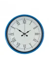 Mey İthalat® 36 Cm Mavi Roma Rakamlı Duvar Saati