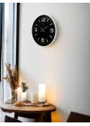Mey İthalat® 36 Cm Modern Dekoratif Duvar Saati